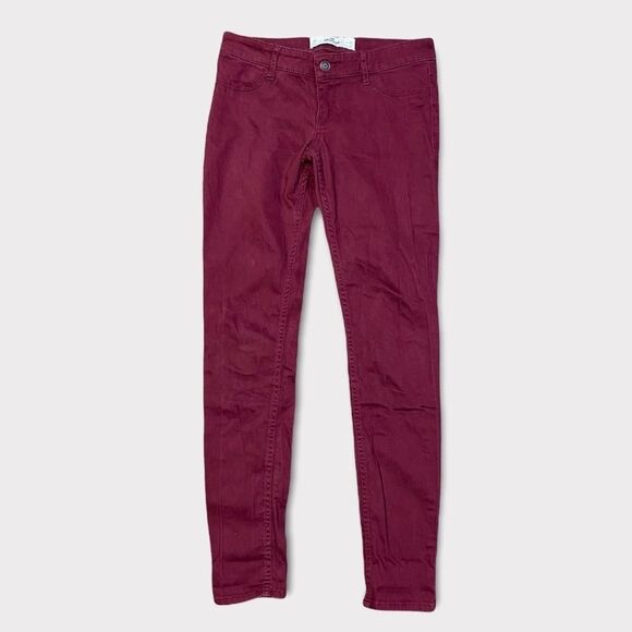 HOLLISTER | Maroon Super Skinny Jeans - Picture 2 of 8
